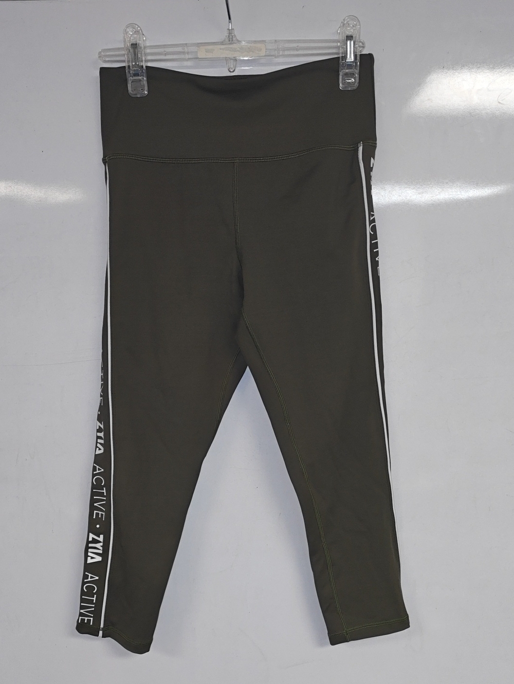 Ziva Active OliveLight n Tight Cropped Leggings
